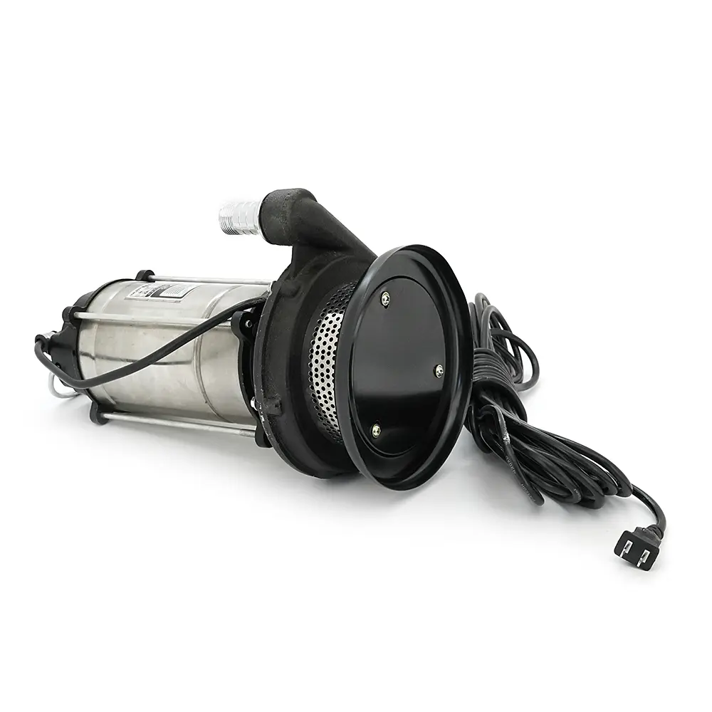 Занурювальний насос 1500W 220V до 4 м³/год підйом до 30 м 25 мм нержавіюча сталь 410х200х230 мм 11.5 кг. + перехідник - фото 2