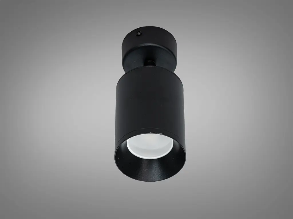 Накладний точковий світильник Diasha PB-1 тубус чорний GU10 - фото 2