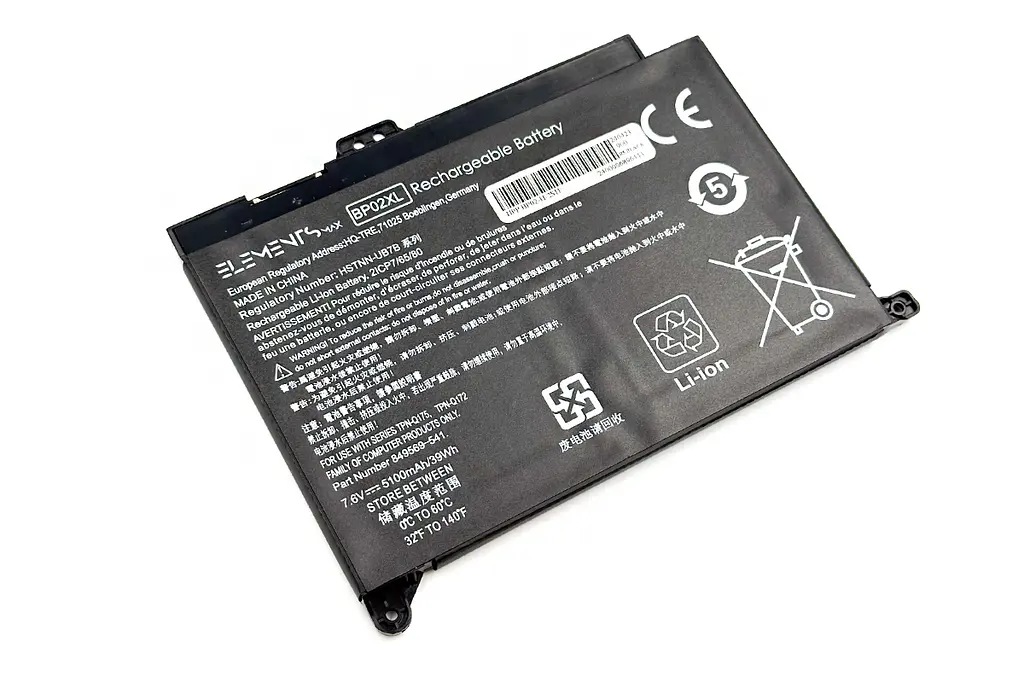 Акумулятор для HP Pavilion 15-AU 15-AW 7.6V 5100 mAh (BP02-2S1P-5100) - фото 2