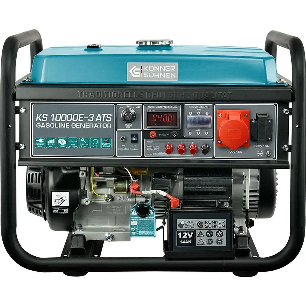 Генератор бензиновий Konner&Sohnen KS 10000E-3 ATS [116989] - фото 5