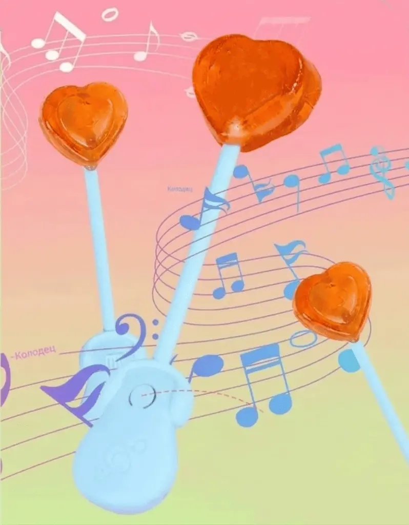 Льодяник Huanledubou Audio Lollipop Disney Stitch 15г - фото 3
