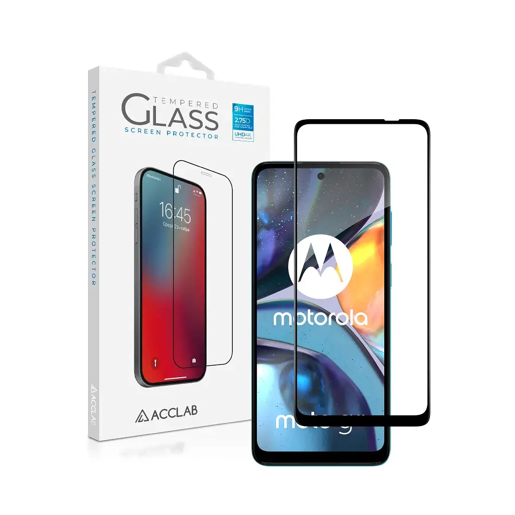 Скло захисне ACCLAB Full Glue MOTO G22 (1283126542206) - фото 7