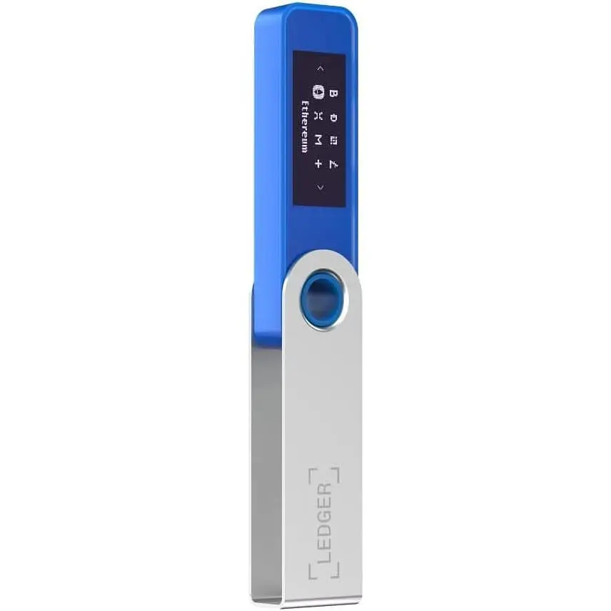 Апаратний гаманець для криптовалют Ledger Nano S Plus Deepsea Blue (LNSPDB) - фото 3