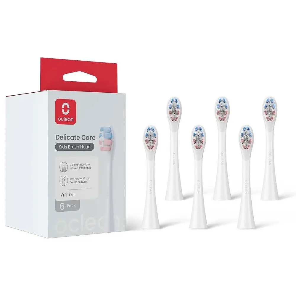 Насадка для зубної електрощітки Oclean Delicate Care P3K1 White 6 шт (6970810557404) - фото 3