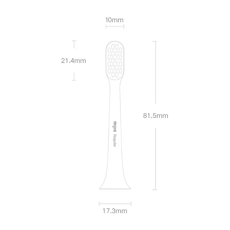 Насадка для зубной щетки MiJia Electric Toothbrush Regular T200 T200C MBS305 BHR5983CN White 3шт. - фото 3