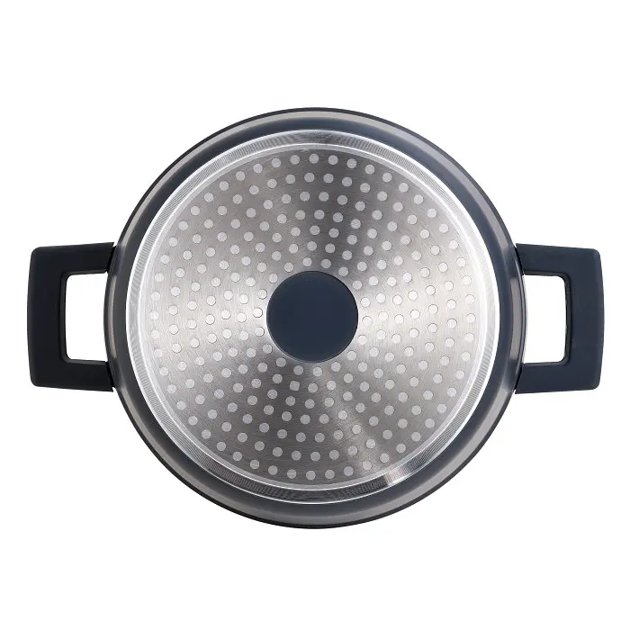 Каструля з кришкою Bergner MasterPro Indigo. 24 см (BGMP-7979) - фото 3