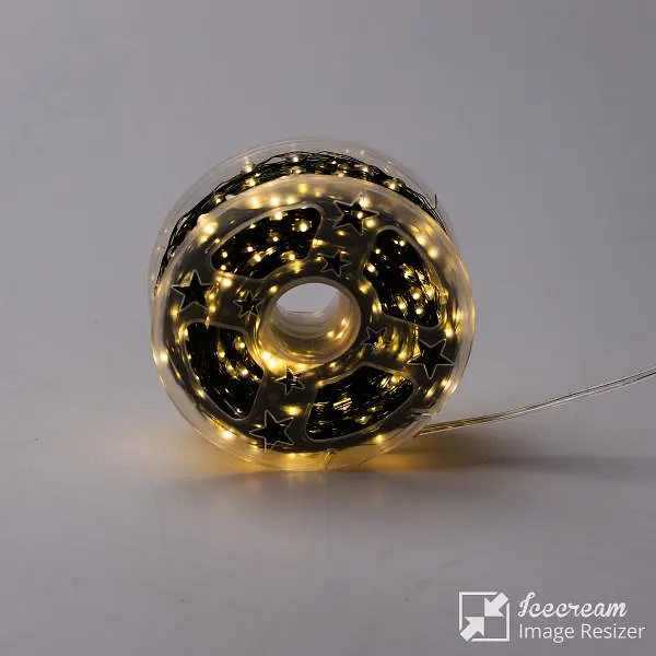 Гірлянда Роса нитка 1000 LED довжина 100 м із пультом від мережі зелена, жовтий - фото 12
