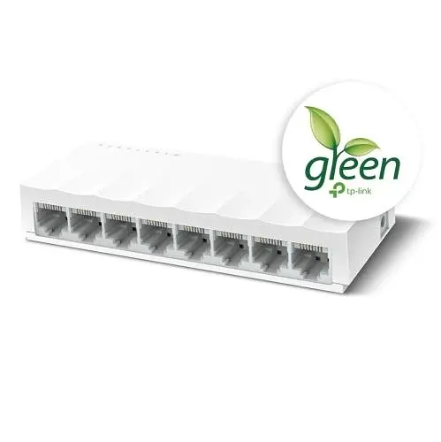 Комутатор LS1008, 8x100 Mb/s, пластиковий корпус, некерований TP-Link teh0028225 - фото 2