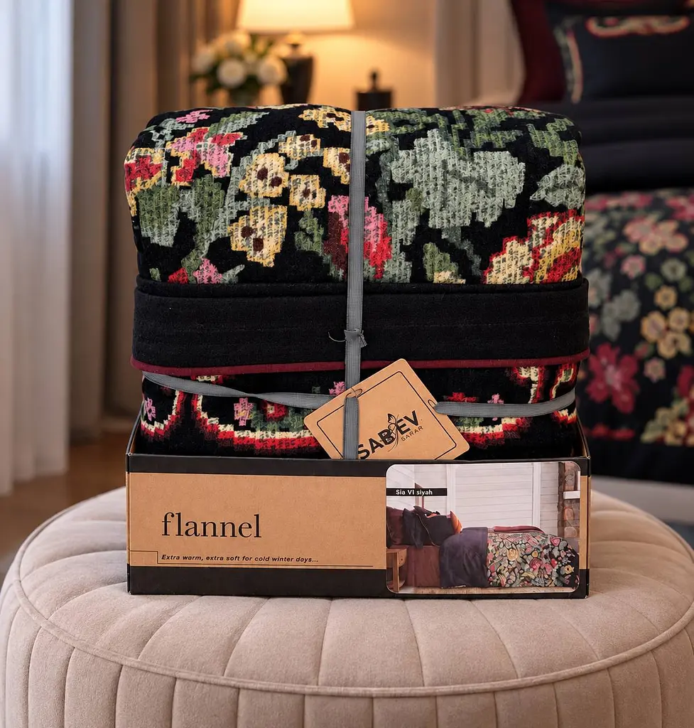 Комплект постільної білизни євро SAREV embroidered 200×220 см, фланель TC303376403 - фото 2
