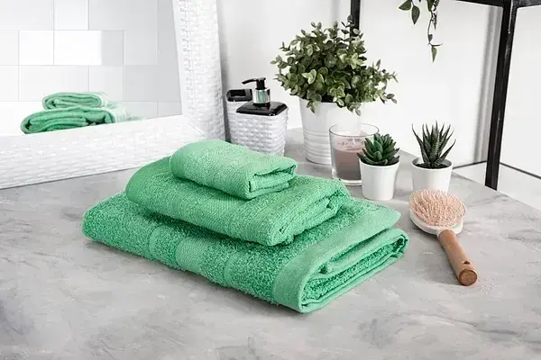 Рушник Soho Basic Olive 70х140 см зелений (70*140 Basic Olive) - фото 2