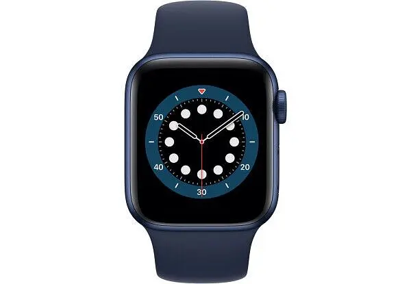 Смарт-часы Apple Watch Series 6 GPS + Cellular 44mm Blue Aluminum Case with Deep Navy Sport Band [M07J3] [59337] - фото 3