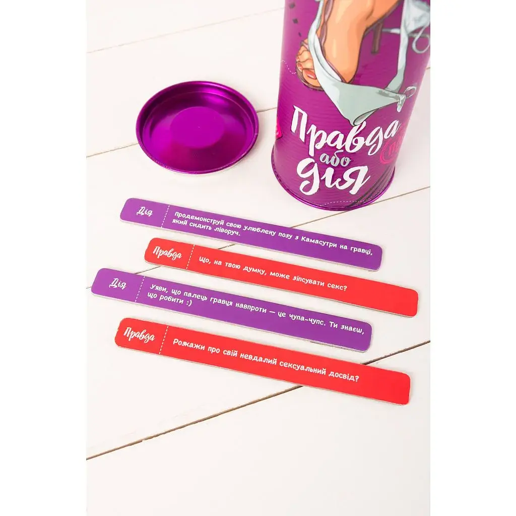 Настільна гра 18+ Fun Games Shop Правда або Дія: для Пар, українська (FGS18) - фото 2