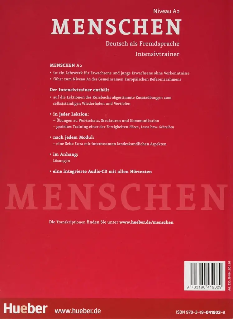 Menschen A2. Intensivtrainer + CD - фото 2