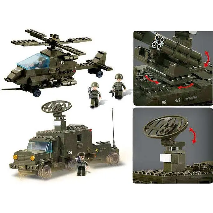 Конструктор Sluban M38-B7000 Армія - Військова техніка 956 елементів - фото 3