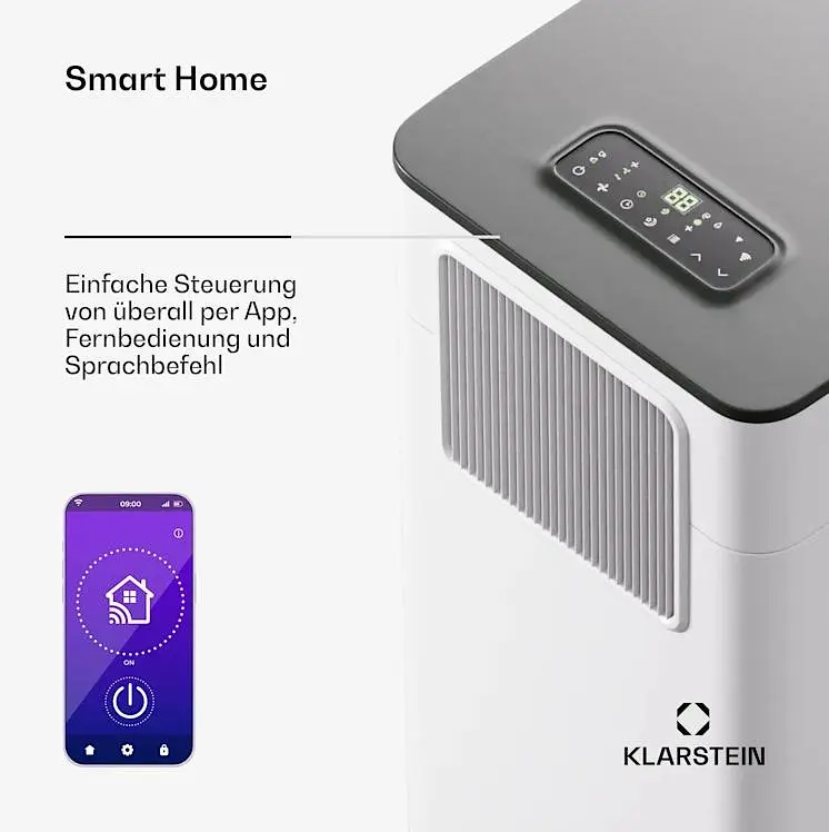 Кондиционер мобильный Klarstein Breeze Box 7K Smart PAC (10046093) - фото 5