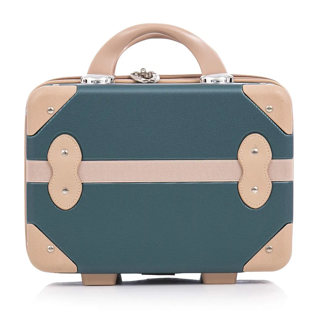 Бьюті-кейс Semi Line 10L Green-Navy (T5838-1) - фото 4
