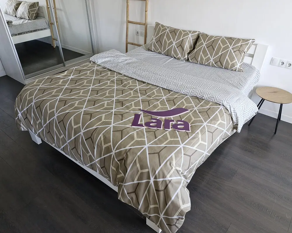 Постільна білизна LARA сатин d13265е євро 200х220 см - фото 2