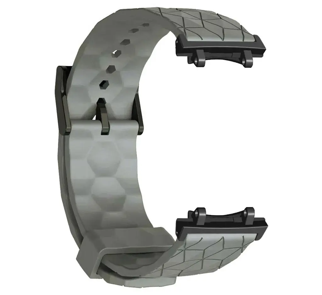 Ремінець Primolux Dimond силіконовий для годинника Xiaomi Amazfit T-Rex 3 (W2323GL2N) - Grey - фото 3