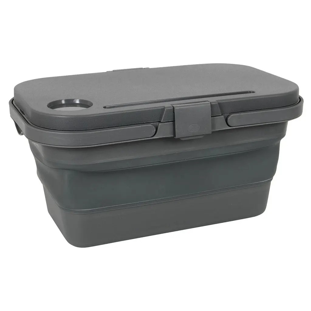 Кошик складаний Bo-Camp Foldable Box With table Top 17L Grey (6303695) - фото 7