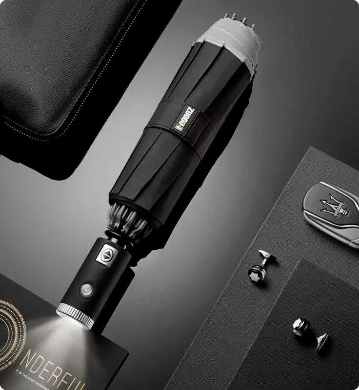 Парасолька Zuodu Automatic Umbrella (ZD002-LED) Black [51079] - фото 3