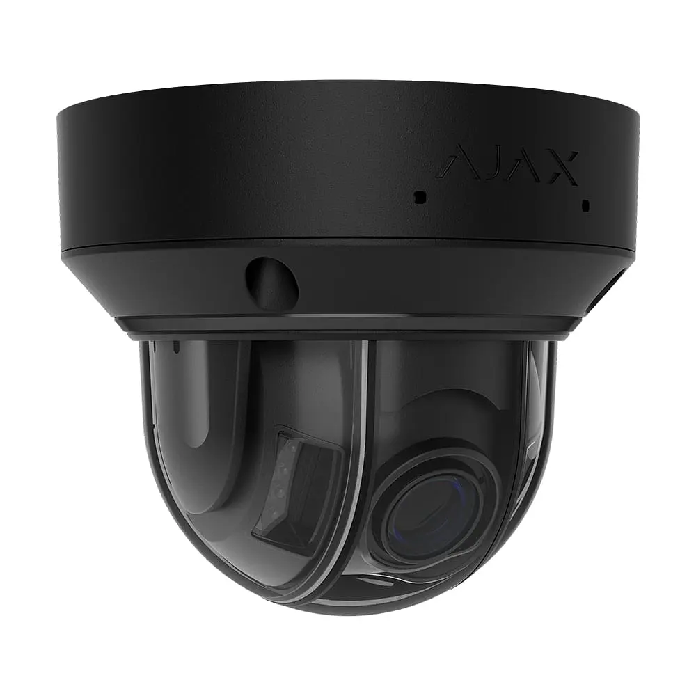 IP-відеокамера 5Mp Ajax DomeCam HLVF (5 Mp) Black f=2.8-12mm, ІЧ+LED-підсвічування, з мікрофоном (26-00706) - фото 2