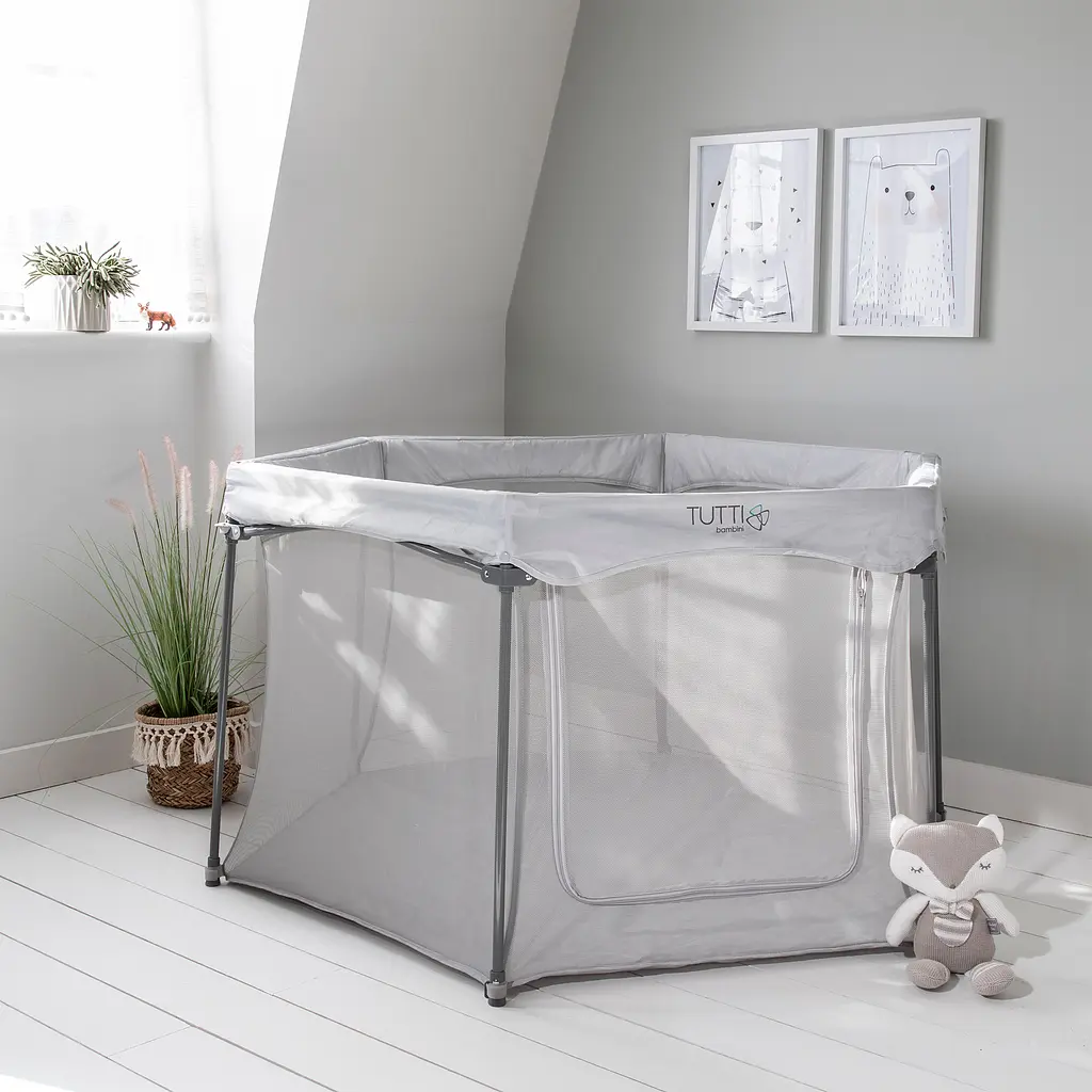 Манеж Tutti Bambini Hexa світло-сірий (511800/GR)  - фото 12