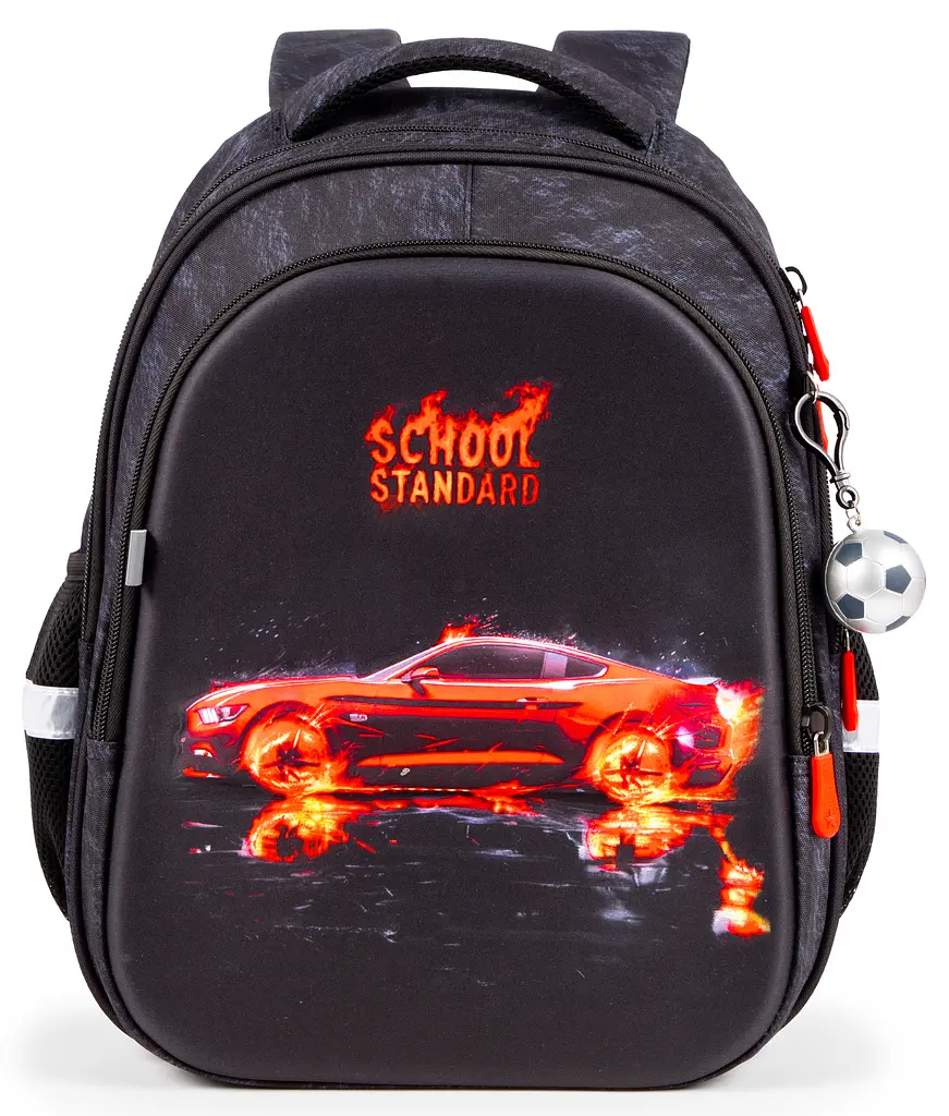 Ортопедичний шкільний рюкзак 3 в 1 для хлопчика School Standard 38х30х18 см з Машиной для молодших класів (Full 150-34) - фото 4