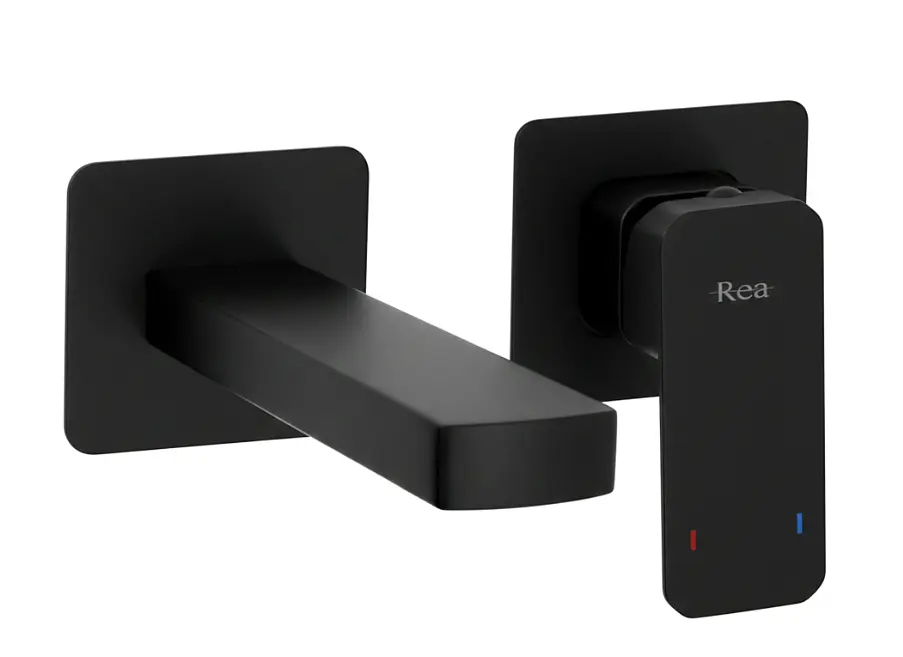 Змішувач для умивальника Rea Arlo + BOX прихованого монтажу black REA-B5609