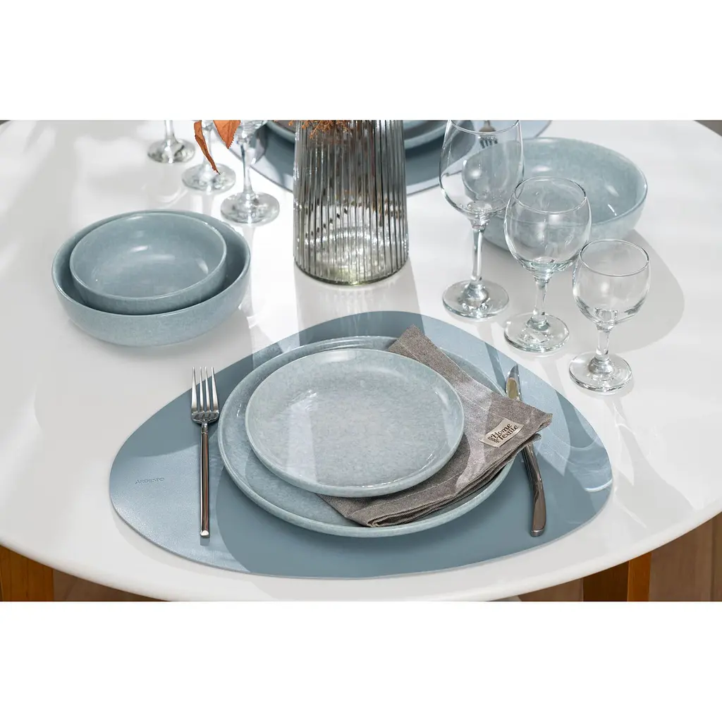 Тарілка обідня Ardesto Loreto 27 см блакитна (AR1027LB) - фото 4