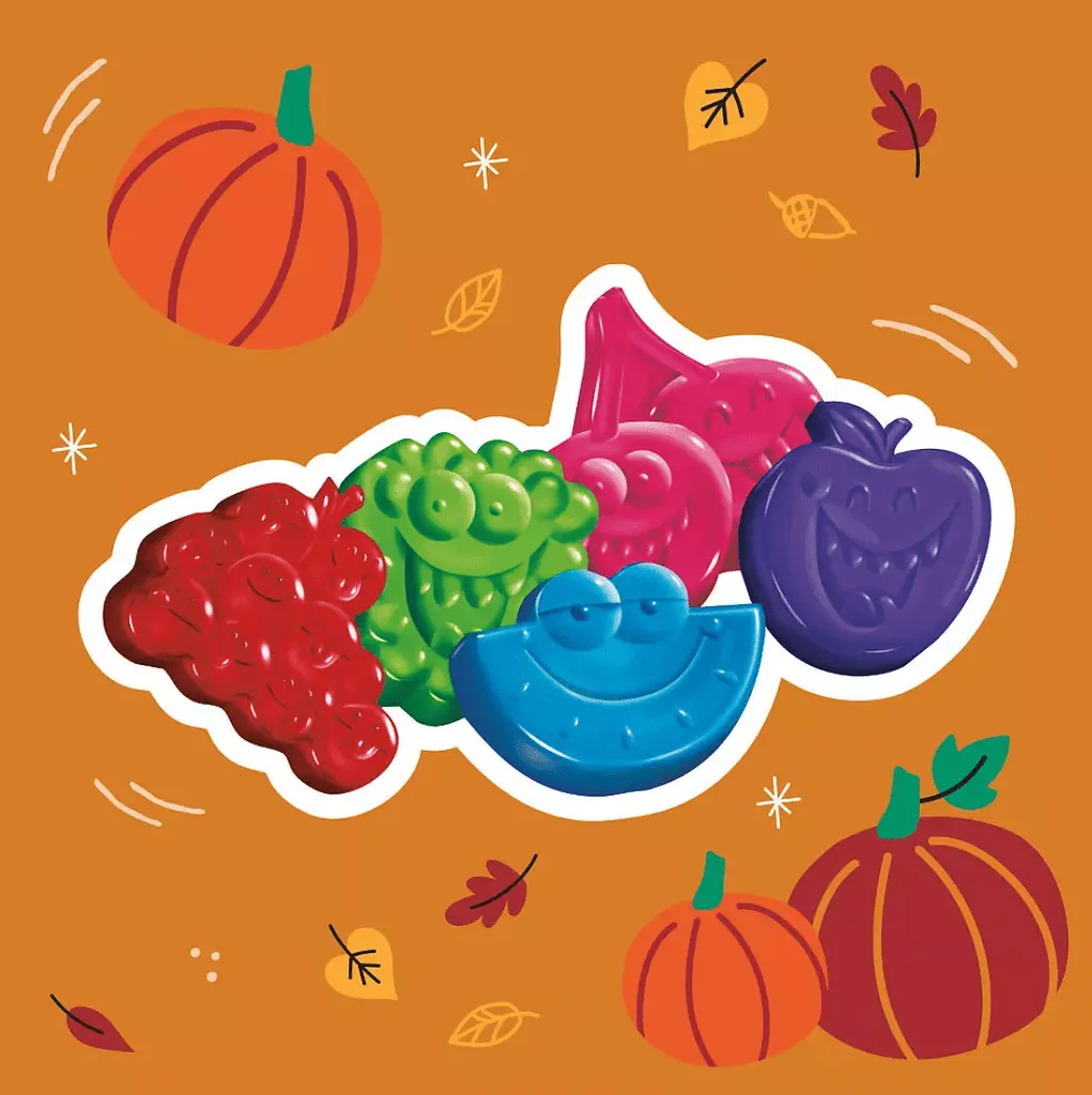 Жувальні цукерки Jolly Rancher Sweets Gummies Trickies Halloween Candy 201г - фото 4