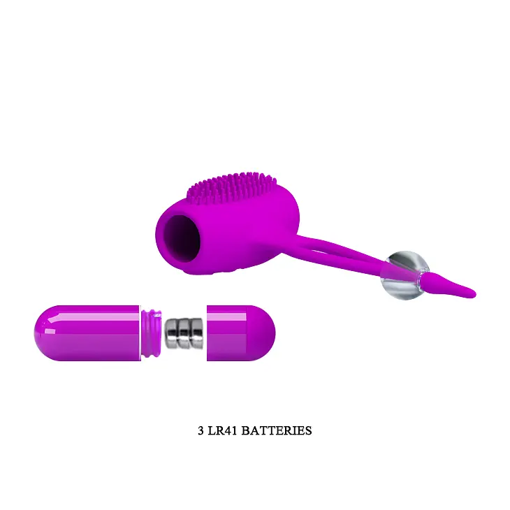 Затискачі для сосків - Pretty Love Bancroft Nipple Vibrator Purple - фото 2