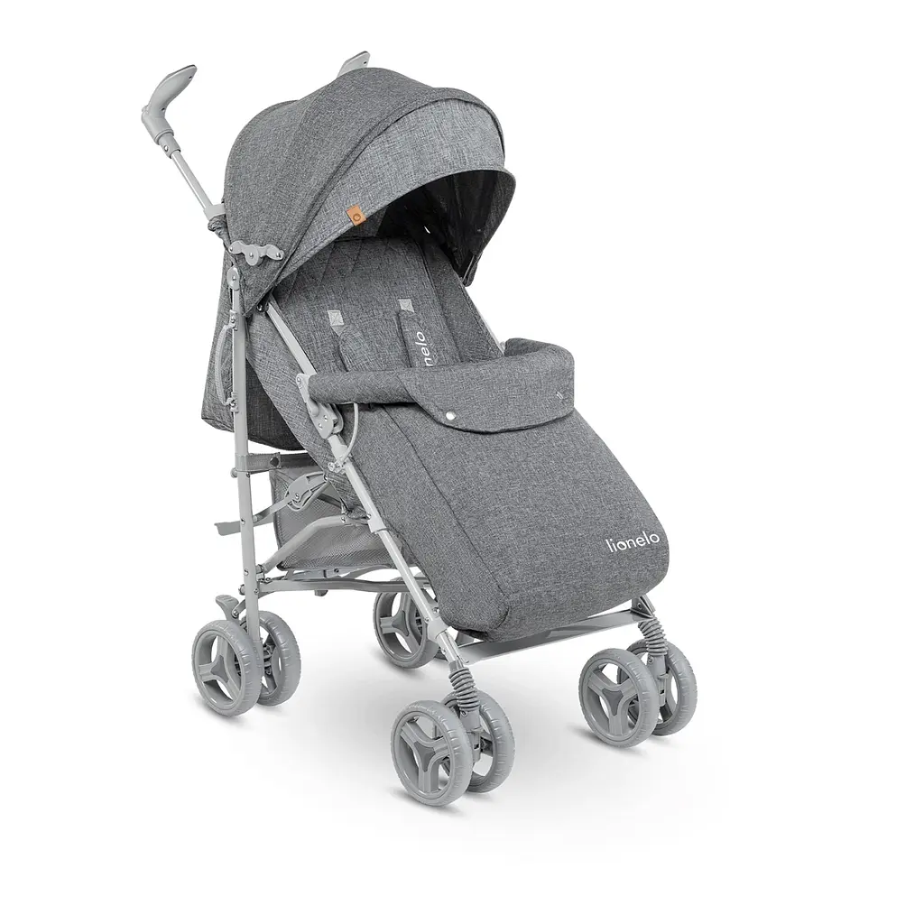 Прогулянкова коляска Lionelo Irma Grey/Dark Grey, сіра (LO-IRMA GREY) - фото 3