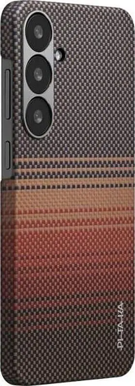 Чохол протиударний Pitaka Tactile Woven Edge Case MagSafe для Samsung Galaxy S25 (S931) Sunset KS2503