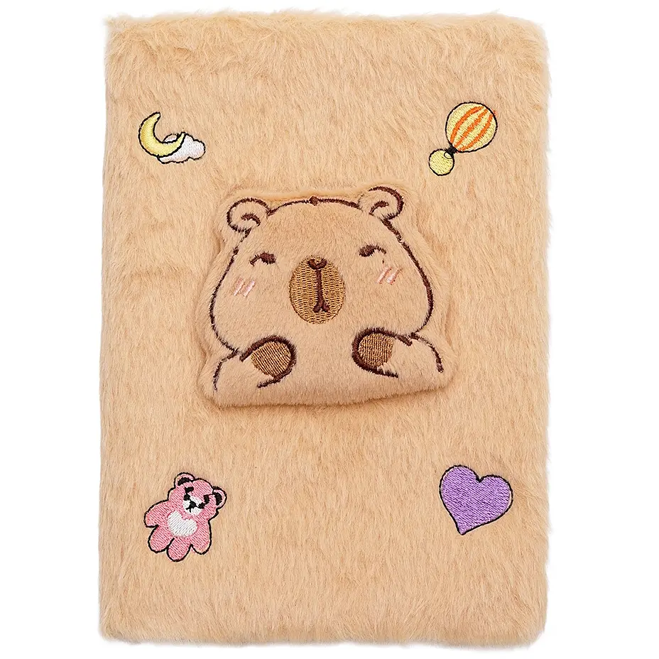 Блокнот плюшевый ZiBi Kids Line Capybara А5 80 листов в клетку, дизайн в ассортименте (ZB.700015) - фото 7