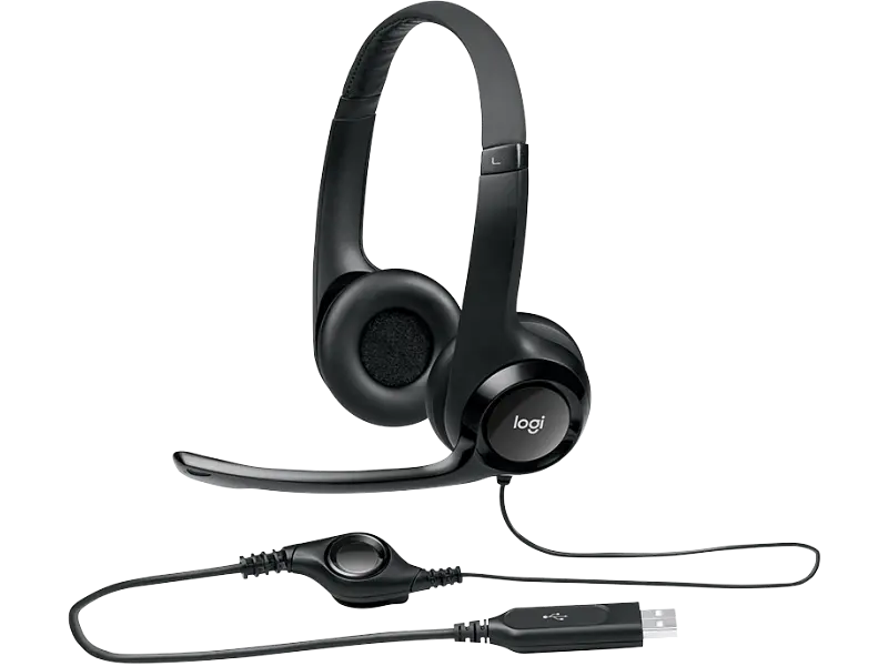Гарнітура Logitech H390 USB Black (981-000406) - фото 4