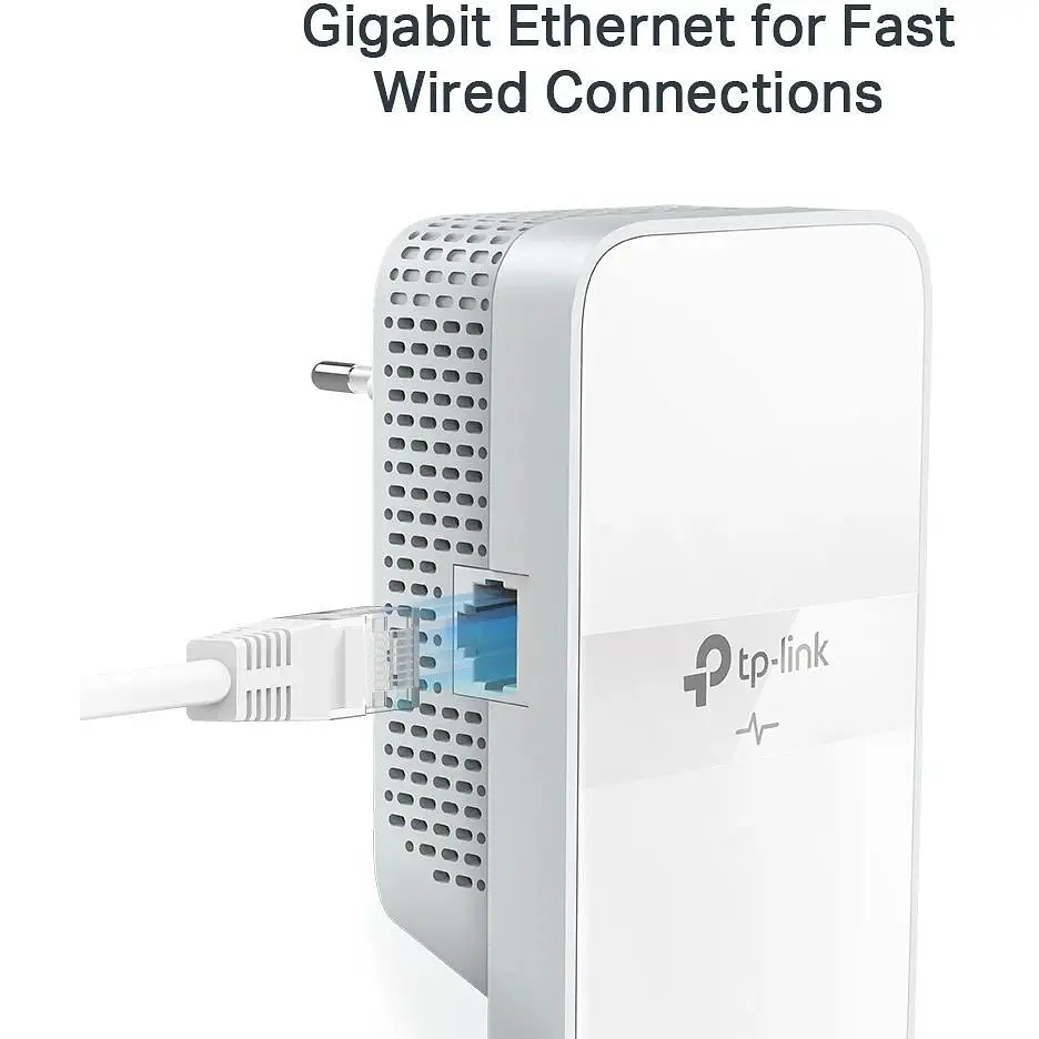 Комплект адаптерiв TP-Link Powerline TL-WPA7617KIT AV1000, 1xGE, AC1200, (TL-WPA7617 1шт, TL-PA7017P 1шт), MESH - фото 10