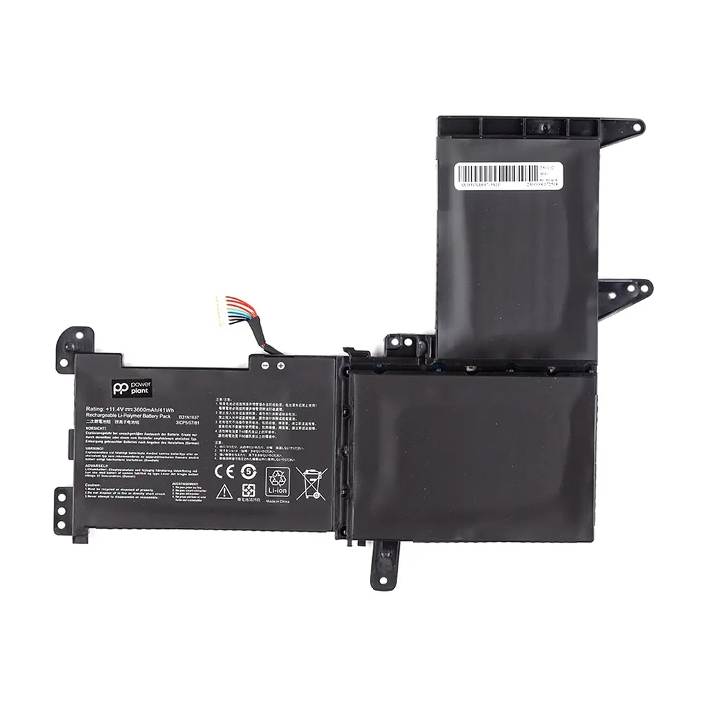 Акумулятор до ноутбука PowerPlant ASUS VivoBook S15 (B31N1637) 11.4V 3600mAh (NB431120) - фото 2