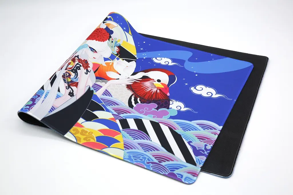 Ігрова поверхня Varmilo Lovebirds Desk Mat XL (900х400х3мм) Blue (ZDB032-01) - фото 2