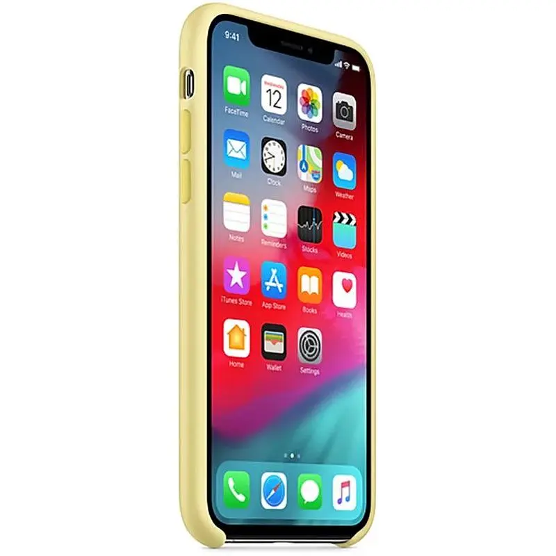 Чохол-накладка Toto Silicone Case Apple iPhone X/XS Yellow - фото 3