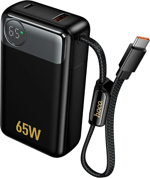 Портативний акумулятор Hoco Q53 Skillful 65W 12000mAh black - фото 5