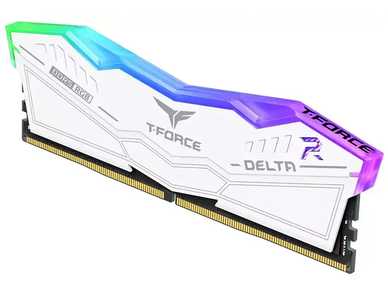 Пам'ять для настільних комп'ютерів Team 32 GB (2x16GB) DDR5 6000 MHz T-Force Delta RGB White (FF4D532G6000HC38ADC01) - фото 2