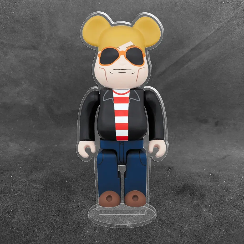 Акрилова колекційна фігурка Bearbrick Andy Warhol