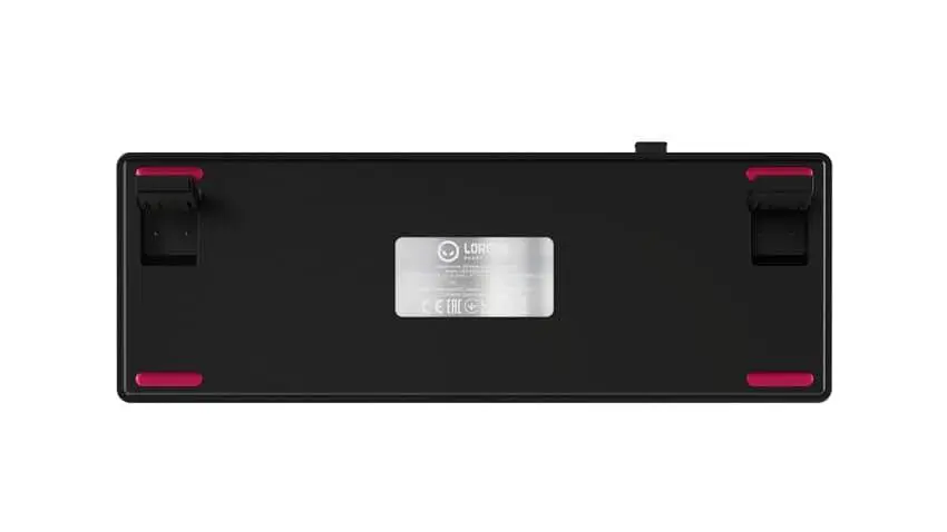 Клавіатура Lorgar KBP70MW Pro Wireless 65% Compact Black Red EN/UA (LRG-KBP70MW-BK-US) - фото 7