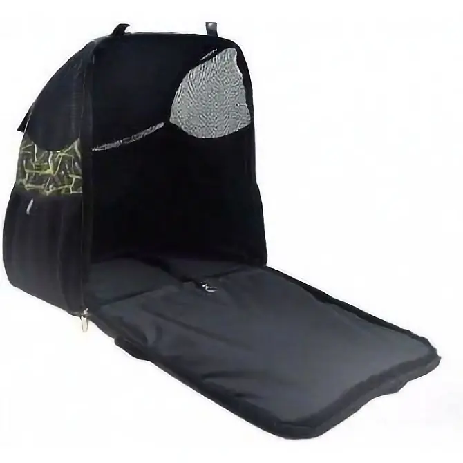 Рюкзак-переноска Matys Геометрія №0, 16х26х30 см, чорний - фото 4