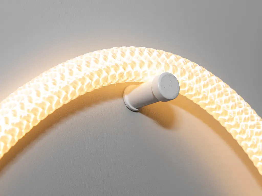 Светильник настенный LED Diasha 9601-BK Веревка 18W черная для картин - фото 4