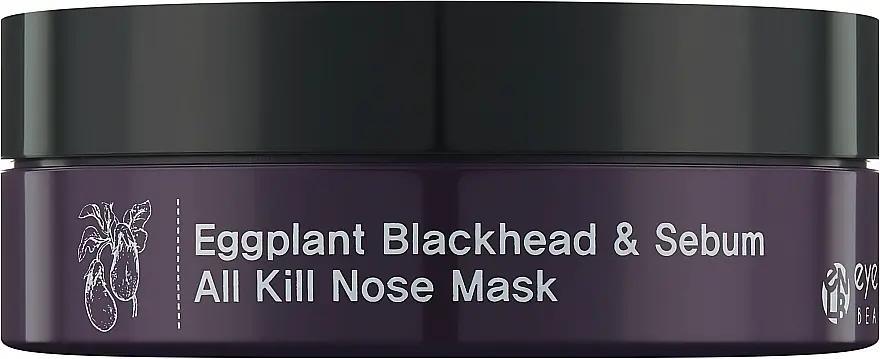 Маска-патчі для носа Eyenlip Eggplant Blackhead & Sebum All Kill Nose Mask проти чорних точок 50 шт. - фото 2