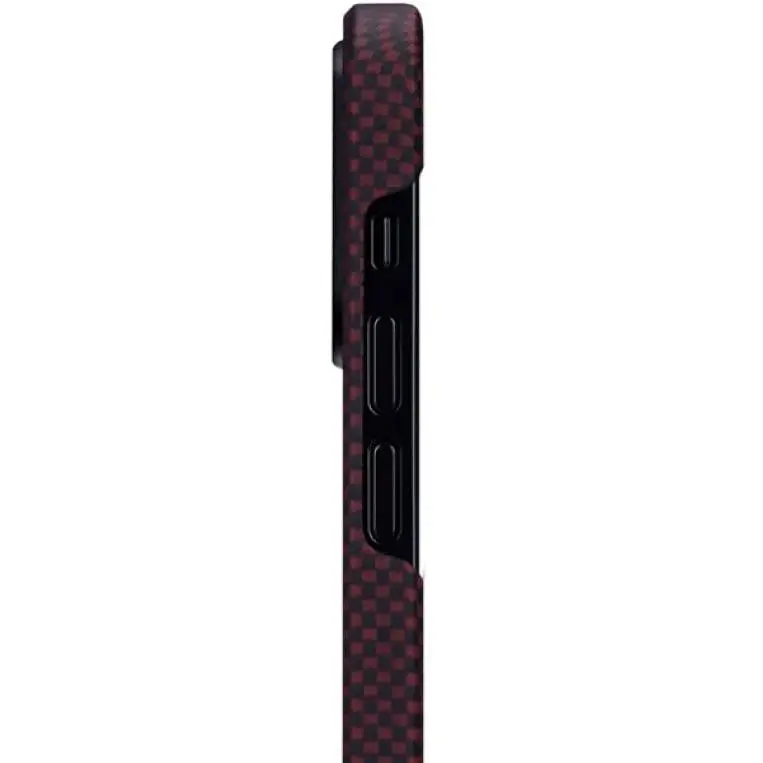 Чохол-накладка Pitaka MagEZ Case Plain Black/Red для iPhone 12 mini (KI1204) - фото 4