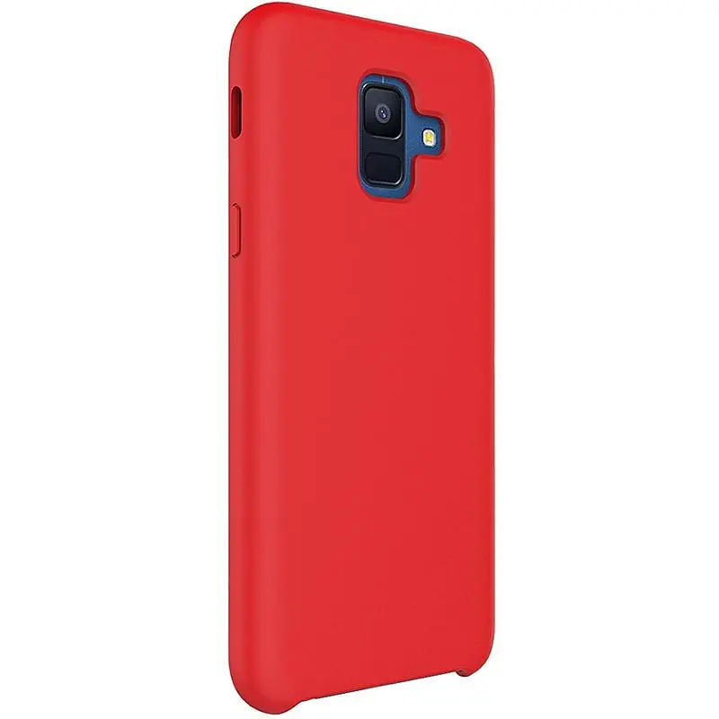 Чохол-накладка Toto Liquid Silicone case Samsung Galaxy A6 2018 (A600F) Red - фото 2