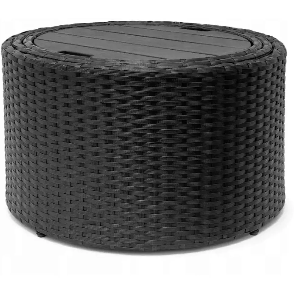 Садові меблі Outtec Round Lounge Chairs чорно-графітові - фото 6