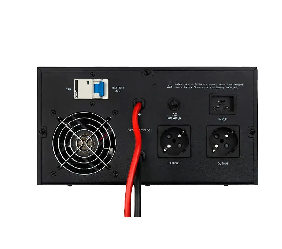 Источник бесперебойного питания с правильной синусоидой LogicPower LPEBPSW-1000VA+ 600Вт, LCD, 12V под внешний АКБ, заряд 30A - фото 3